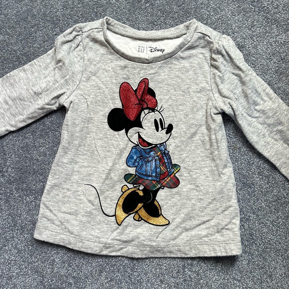 Baby Gap Minnie Mouse long sleeve shirt